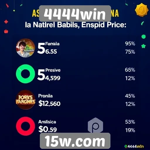 Estatísticas de jogos mais populares no 4444win